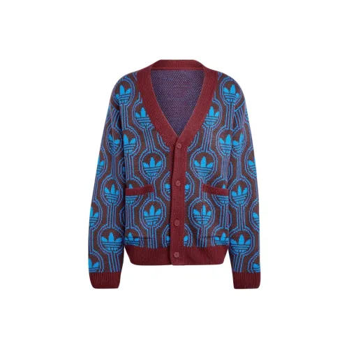 Adidas Originals 70S FW24 Трикотаж Мужской Темная Тень Красный