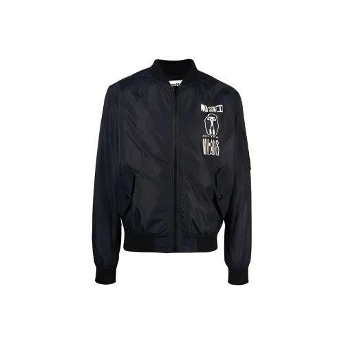 MOSCHINO Черная унисекс куртка