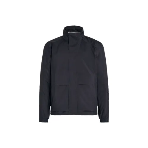 Ermenegildo Zegna Мужские куртки морского синего цвета