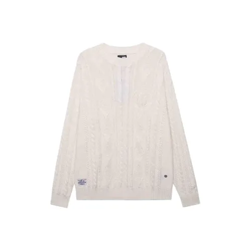 New Era x MLB Base Logo FW24 Трикотаж Унисекс Айвори Белый