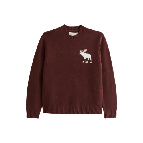 Abercrombie＆Fitch Свитер Унисекс Кирпично-красный