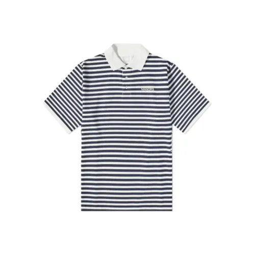 MANORS GOLF APPAREL Черная мужская поло рубашка