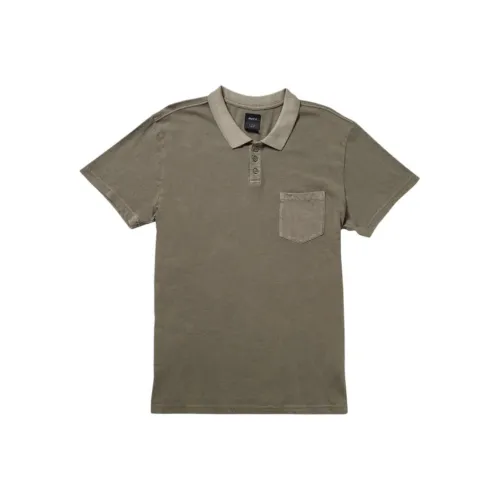 RVCA Поло Мужское Грибной Коричневый