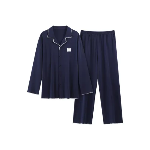 YANGSHIJIAN Пижамный комплект мужской темно-синий