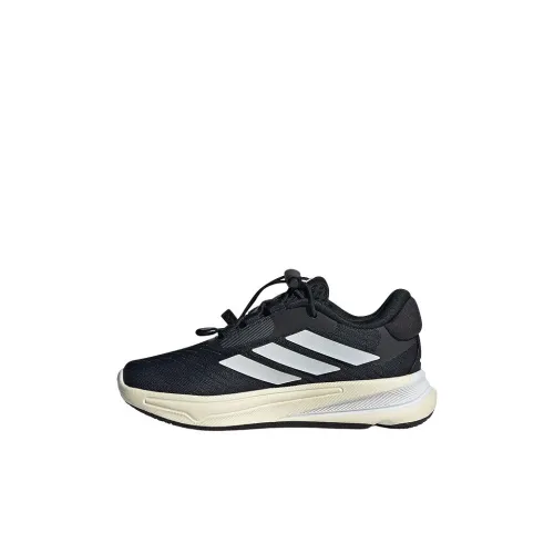 Adidas Supernova Slip-resistant Abrasion-resistant Low Top Детская беговая обувь Черная Детская