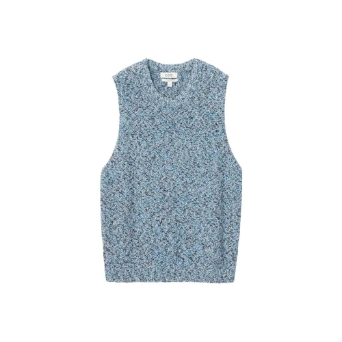 COS Blue Men's Tank Tops COS Синий Мужские Майки