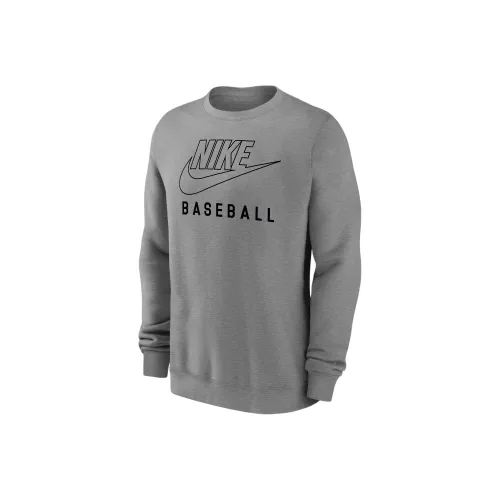 nike ClubSwoosh FW24 Флис Толстовка Мужской Серый