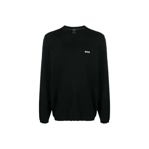Hugo Boss Черные Мужские Свитера