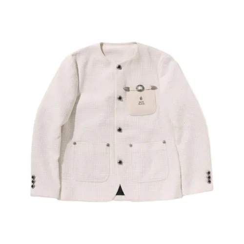 BAPE BLACK SS25 Айвори Белый Мужская Куртка