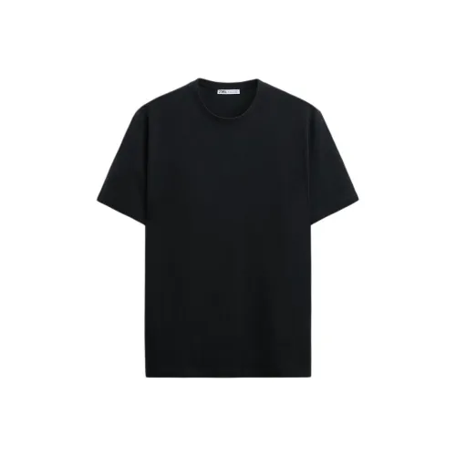 ZARA Мужские черные T-рубашки