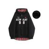 Черно-красный [утолщенный с флисовой подкладкой]