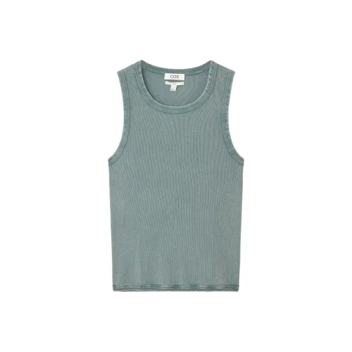 COS Темно-зеленый Мужские Майки