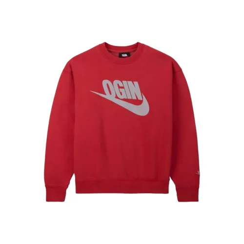 Nike x Nigo FW24 Толстовка Мужской Красный