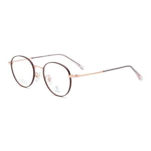 MUZU Сплав Нерегулярная форма Оправы для очков Унисекс Бордовый Золотой