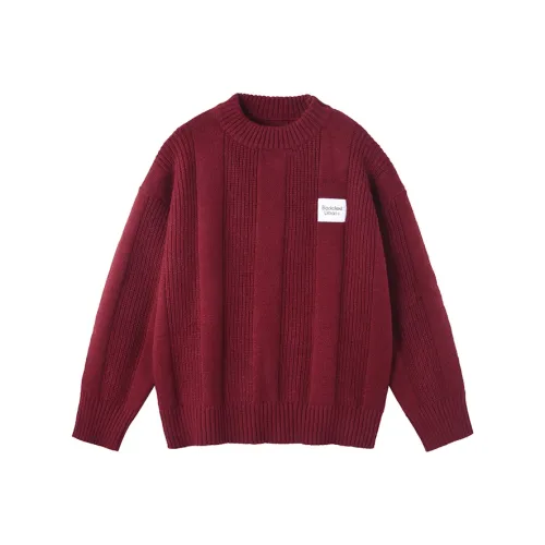 BLACK OF EXIT Свитер Унисекс Бордовый