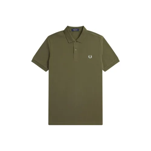 FRED PERRY Зеленая Мужская Поло