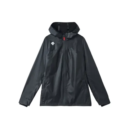 DESCENTE SWISS SKI Мужские черные куртки