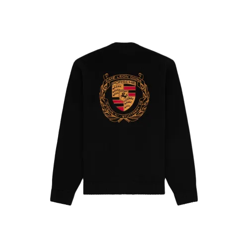 AIME LEON DORE Porsche Collaboration Черные Мужские Свитера