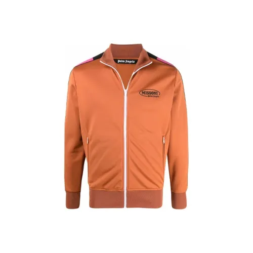 PALM ANGELS Коричневый Мужской Куртки