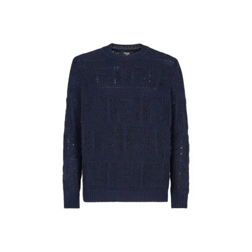 FENDI Синие Мужские Свитера