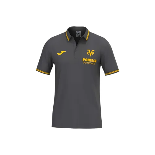 Joma Серый Желтый Мужская Поло