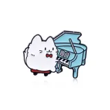 Милый кошка брошь [Пианино]