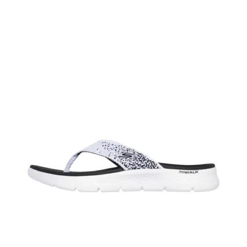 Skechers GO WALK Fle Тихий Шлепанцы Женские Белые