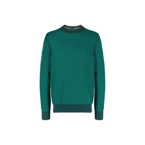 Hugo Boss Зеленые Мужские Свитера