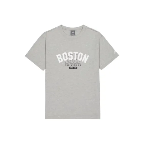 New Balance Серый Мужской T-Shirt