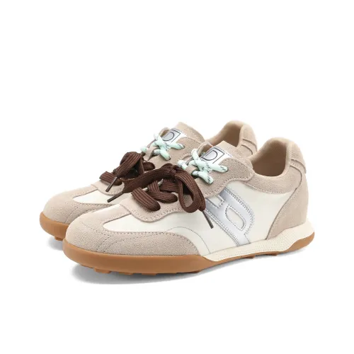 D Fuse SCANDINAVIA противоскользящий устойчивый к истиранию легкий низкий топ кэжуал женский бежевый