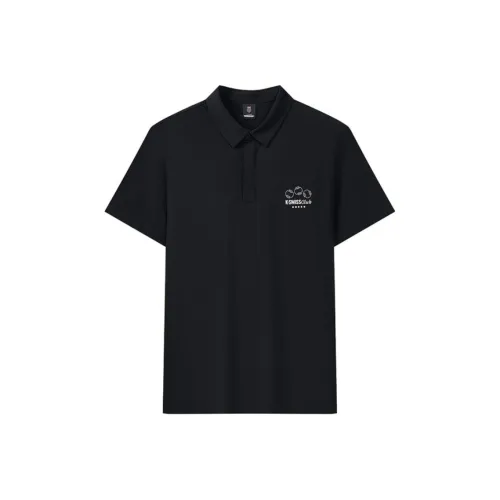 K·SWISS Мужская черная поло