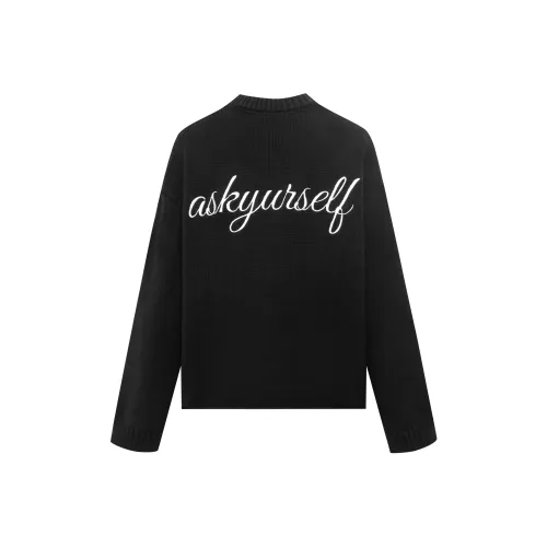 Askyurself Черный Унисекс Свитеры
