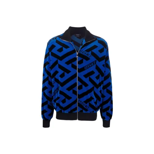 VERSACE Blue Men's Jackets VERSACE Синий Мужские Куртки