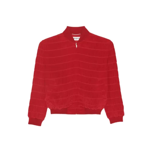 SAINT LAURENT SS22 Куртки и Пальто Мужской Красный