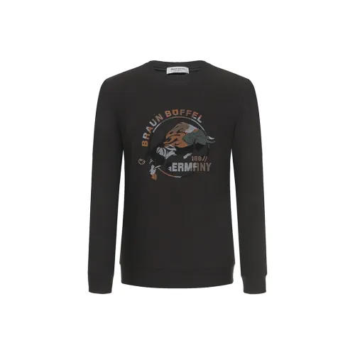 BRAUN BUFFEL Толстовка Мужская Черная