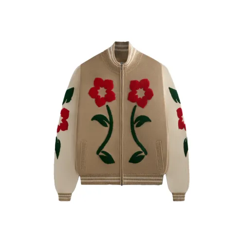 KITH FW24 Floral Crest Wyona Full Zip Трикотаж Мужской Canvas