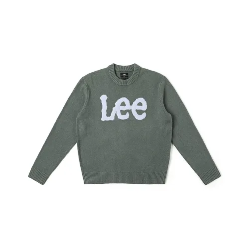 Lee совместный модель FW24 Свитер Мужской Синий Серый