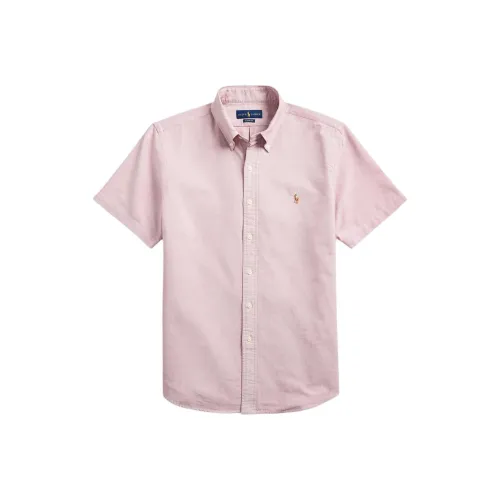 Polo Ralph Lauren SS24 Рубашка Мужская Розовая