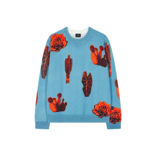 Paul Smith SS25 Свитер Мужской Небесно-Синий