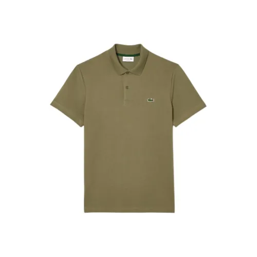 LACOSTE Поло Мужское Хаки Зеленый