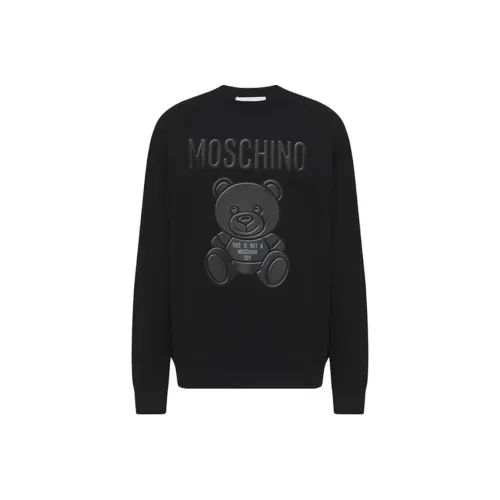 MOSCHINO FW23 Толстовка Мужской Черный