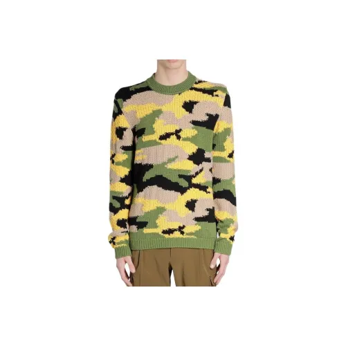 PRADA Зеленые Мужские Свитера