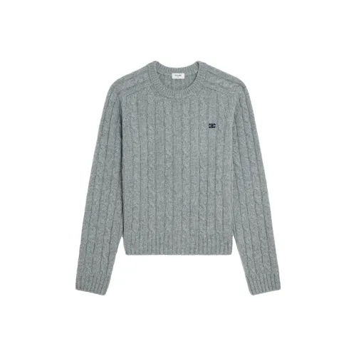 Celine Серые Мужские Свитера