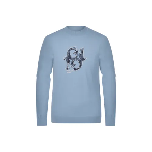 GY Goldlion Синий Мужской Свитеры