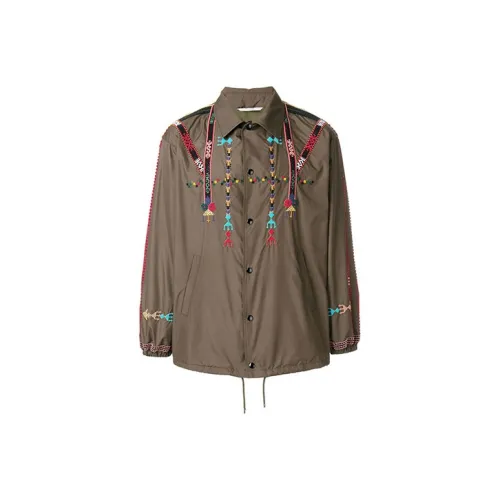 Valentino Зеленые Мужские Куртки