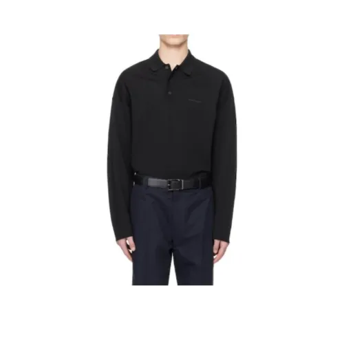 Ferragamo Поло Мужское Черное