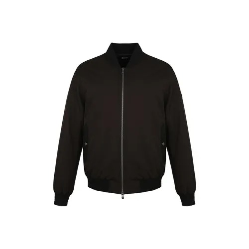 Ermenegildo Zegna Черные Мужские Куртки