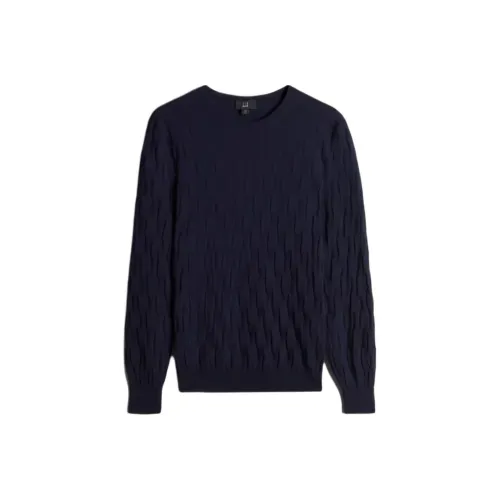 Dunhill FW23 Свитер Мужской Ink Синий