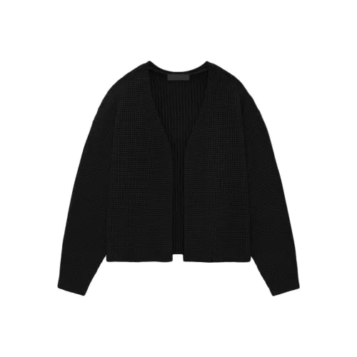 Fear of God ESSENTIALS Обсидиан Черный/Черный Мужской Трикотаж