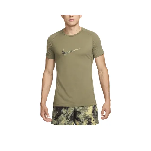 nike T-Shirt Мужская Средняя Оливковая